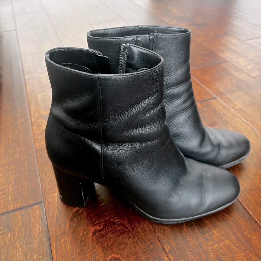 Leather Weather Proof Ankle Boots